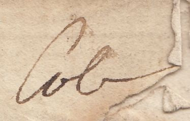 129719 CIRCA 1770 WRAPPER USED IN LONDON WITH SOUTHWARK OFFICE DOCKWRA (L354).