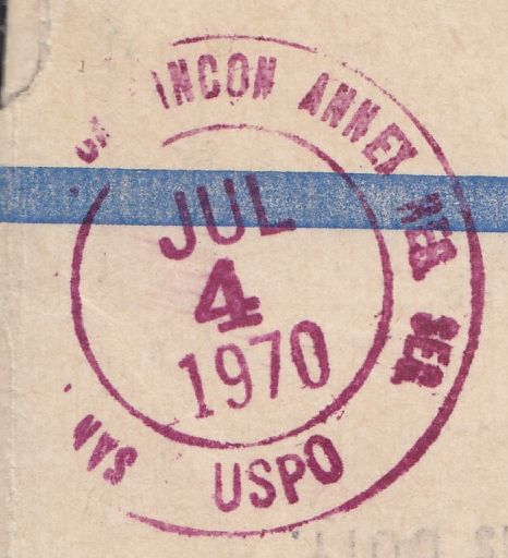 129759 1970 REGISTERED AIR MAIL LONDON TO CALIFORNIA WITH FINE MIXED QEII FRANKING.