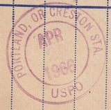 129766 1966 REGISTERED AIR MAIL LONDON TO OREGON, USA WITH WILDING COMBINATION.