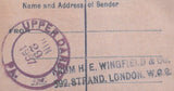 129770 1957 REGISTERED MAIL UK TO USA, TWO COVERS SHOWING AIR MAIL AND SEA MAIL RATES.