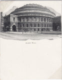 129783 CIRCA 1900 GLOSSY POST CARDS OF 'ALBERT HALL' AND 'BRITISH MUSEUM'.