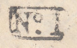 129789 CIRCA 1834-1840 CROSS WRITTEN LETTER ABERFORD, WEST YORKS TO BEVERLEY WITH 'WETHERBY/PENNY POST' HAND STAMP (YK3142).