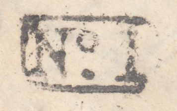 129789 CIRCA 1834-1840 CROSS WRITTEN LETTER ABERFORD, WEST YORKS TO BEVERLEY WITH 'WETHERBY/PENNY POST' HAND STAMP (YK3142).