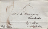 129840 1839 TURNED LETTER HALIFAX TO DEWSBURY AND CLECKHEATON TO HALIFAX WITH 'CLECKHEATON/PENNY POST' HAND STAMP (YK690).