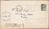 129890 1974 UNDELIVERED MAIL PLYMOUTH TO EXETER AND 1982 'RETURNED POSTAL PACKET' ENVELOPE.
