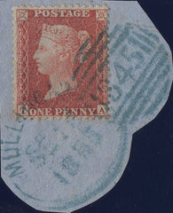 129951 1855 'MULLINGAR/345' ENGLISH TYPE IRISH SPOON (RA42) ON DATED PIECE.