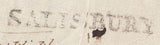 130280 1791 LETTER SALISBURY TO LONDON WITH 'SALISBURY' HAND STAMP (WL607).