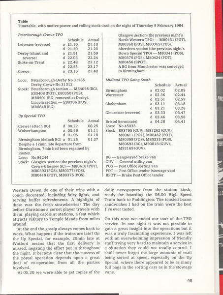 131003 'THE BRITISH TRAVELLING POST OFFICE' BY PETER JOHNSON.