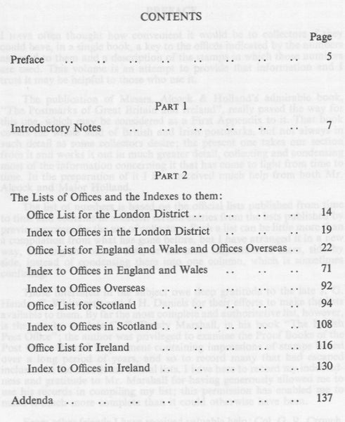 131042 'BRITISH POST OFFICE NUMBERS 1844-1906' BY BRUMELL.