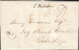 131394 1829 MAIL BARFORD TO SALISBURY WITH 'NO.1' RECEIVERS HAND STAMP AND 'SALISBURY/PENNY POST' HAND STAMP (WL665).