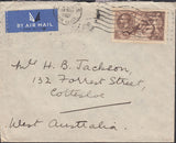 131424 1909 REGISTERED MAIL NORWOOD TO ST JAMES'S, LONDON WITH KEDVII 3D.