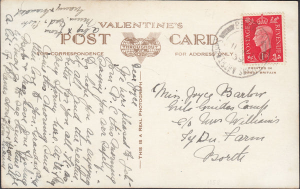 131589 COLLECTION OF BERWICK, SHREWSBURY CANCELLATIONS 1917-1972 (5 ITEMS).