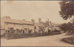 131608 1916 POST CARD 'BRAMPTON BRIAN' POST OFFICE AND 1906 POST CARD WITH 'BRAMPTON.BRIAN' DATE STAMP.