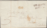 131638 1795 MAIL BRIDGNORTH TO HOLBORN, LONDON WITH 'BRIDGE/NORTH' HAND STAMP (SH63).
