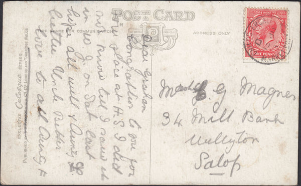 131686 1902-1930 'CHILDS ERCALL/(UNDER MARKET DRAYTON)' PARCEL POST LABELS AND 'CHILDS.ERCALL/MARKET DRAYTON' DATE STAMP.