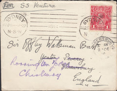131716 1914-1919 CANCELLATIONS OF CHIRBURY IN SHROPS (3 ITEMS).