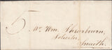 131795 1833 MAIL HOWDEN, EAST YORKS TO SNAITH WITH 'HOWDEN' HAND STAMP (YK1428).