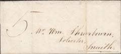 131795 1833 MAIL HOWDEN, EAST YORKS TO SNAITH WITH 'HOWDEN' HAND STAMP (YK1428).
