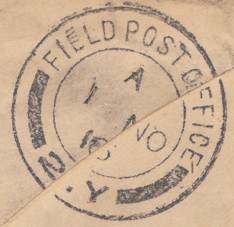 131834 1916 ENVELOPE LEOMINSTER, HEREFORDSHIRE TO 'B.E.F., FRANCE' WITH 'PRESENT LOCATION/UNCERTAIN' CACHET.