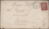 131876 1872 AND 1880 ENVELOPES WITH 'SHOBDON' DATE STAMPS.