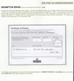 131878 LAST DAY OF USE CANCELLATIONS 'BRAMPTON BRYAN' POST OFFICE, HEREFORDSHIRE (5 ITEMS).