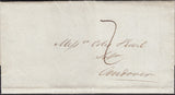 131953 1833 MAIL WARMINSTER TO ANDOVER WITH 'WARMINSTER' CIRCULAR HAND STAMP (WL777).