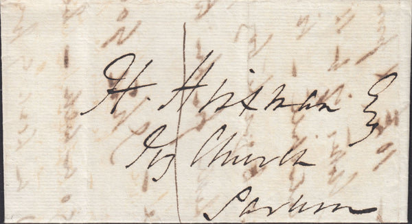 132182 1823 MAIL USED IN SALISBURY WITH 'SALISBURY/84' CIRCULAR DATED MILEAGE MARK (WL635).