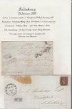 132200 COLLECTION OF SALISBURY PENNY POST AND RECEIVING HOUSE HAND STAMPS.