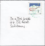 132207 CIRCA 2000-2005 SALISBURY SCOUTS 'CHRISTMAS POST' LABELS ON COVER X 5.