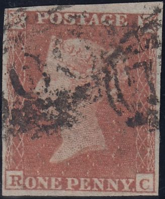 132280 1852 1D PL.157 (SG8)(RC).