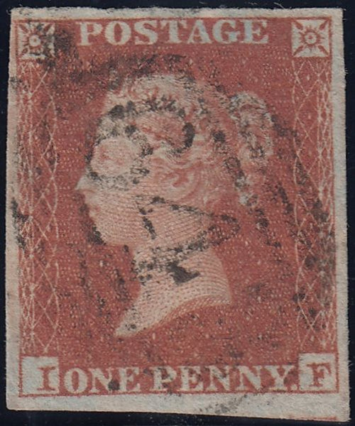 132412 1852 1D PL.134 (SG8)(IF).