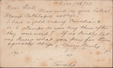 132454 1892 CANADIAN ONE CENT GREY POST CARD TO 'WHITFIELD KING' STAMP DEALERS OF IPSWICH.