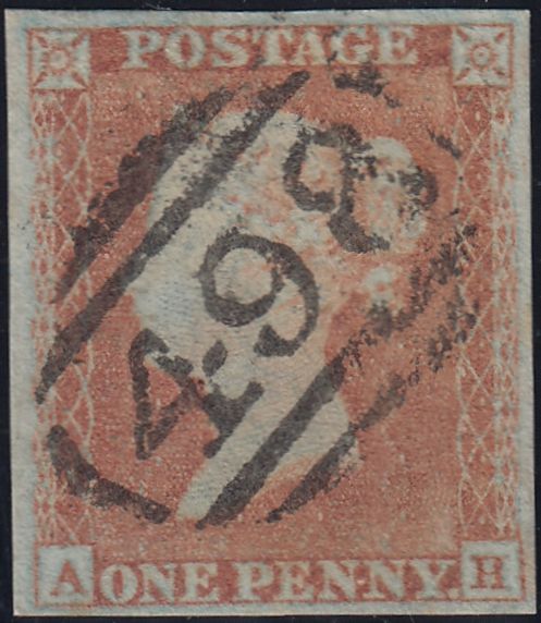 132506 1852 1D PL.139 (SG8)(AH) MISSING IMPRIMATUR LETTERING.