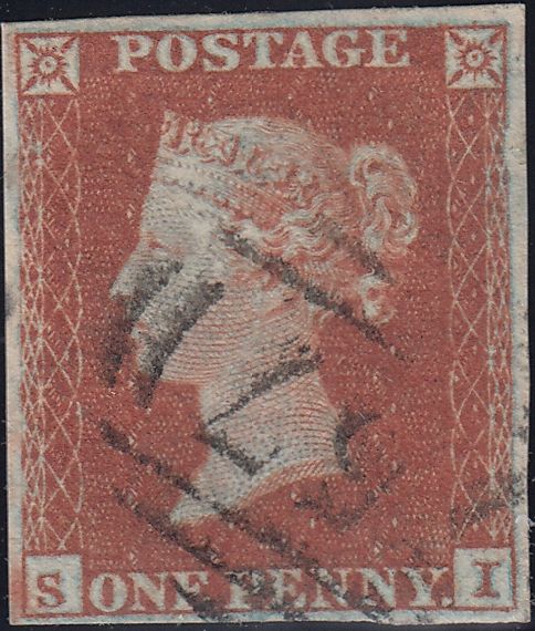 132520 1852 1D PL.142 (SG8)(SI).