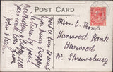 132554 1922-1926 POST CARDS  WITH 'CRESSAGE/SHREWSBURY' CANCELLATIONS (2 ITEMS).