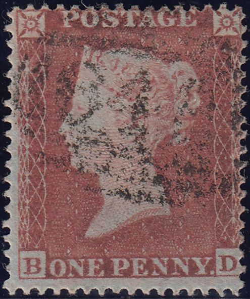 133044 1854 DIE 1 1D PL.173 (SG17)(BD) IN STATE TWO.