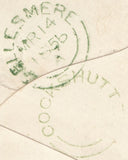 133385 1856 MAIL SHREWSBURY TO ELLESMERE WITH 'SHREWSBURY/708' SPOON (RA116) AND 'COCKSHUTT' UDC.