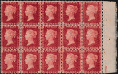 134010 1858 DIE 2 1D PL.67 PALE ROSE-PINK SHADE ON WHITE PAPER (SG40 SPEC C10(4).