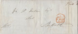 134196 1843 MAIL LONDON TO SHEFFIELD WITH 'Islington.Back.Rd' RECEIVERS HAND STAMP (L514/ISLBR14).