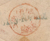 134271 1855 MAIL LONDON TO DRESDEN, SAXONY WITH 2D BLUE PL.4 S.C.16 (SG19) X 4.