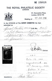 134356 1854 DIE 1 1D PL.176 IMPERFORATE (SG8)(DL).