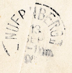 134419 1890 PENNY POSTAGE JUBILEE, 1D BLUE ENVELOPE SENT REGISTERED MAIL TO BAVARIA SEPTEMBER 1890.