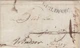 134485 1798 MAIL CHANCERY LANE TO GUILDFORD, RE-DIRECTED TO WINDSOR WITH 'GUILDFORD' CONCAVE HAND STAMP (SY380).