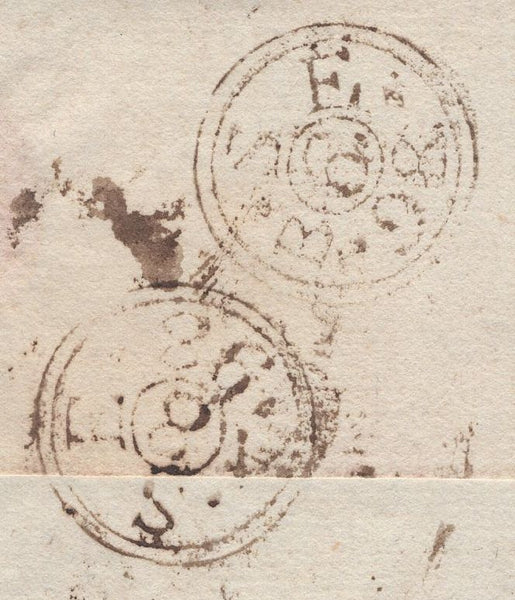 134485 1798 MAIL CHANCERY LANE TO GUILDFORD, RE-DIRECTED TO WINDSOR WITH 'GUILDFORD' CONCAVE HAND STAMP (SY380).