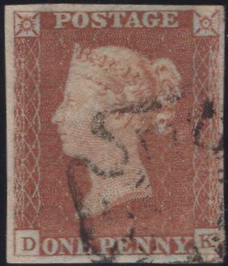 134584 1842 1D PL.27 (SG8)(DK).