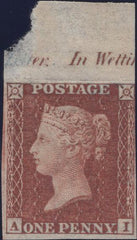 134917 1855 DIE 2 RESERVE PLATE 15 IMPRIMATUR (AI).