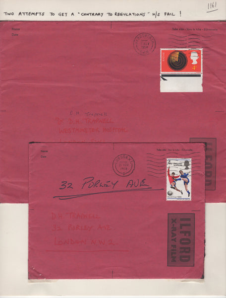 134953 CIRCA 1967-89 'FUN PHILATELY' COLLECTION OF ALLOWED/DISALLOWED ECCENTRIC USAGES (42 COVERS).