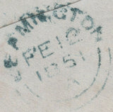 136921 1851 MAIL HERTFORD TO LEAMINGTON WITH 'PAID/HERTFORD/1D' UNIFORM PENNY POST HAND STAMP TYPE L (HE238).