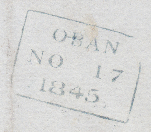 21492 - BLUE '273' SCOTTISH NUMERAL OF OBAN ON CO...