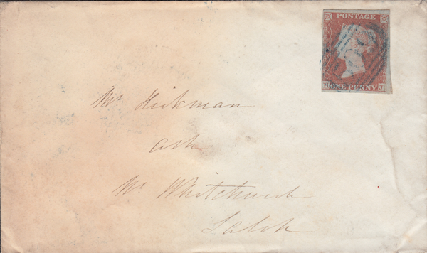 21983 - BLUE '509' NUMERAL OF MARKET DRAYTON (SALOP) ON COVER (SPEC B1xb).